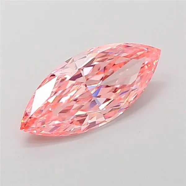 3.22ct Marquise Lab Grown Diamond (Colour Fancy Vivid Pink, Clarity VS1, IGI Certified)