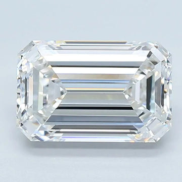 3.53ct Emerald Lab Grown Diamond (Colour F, Clarity VVS2, IGI Certified)