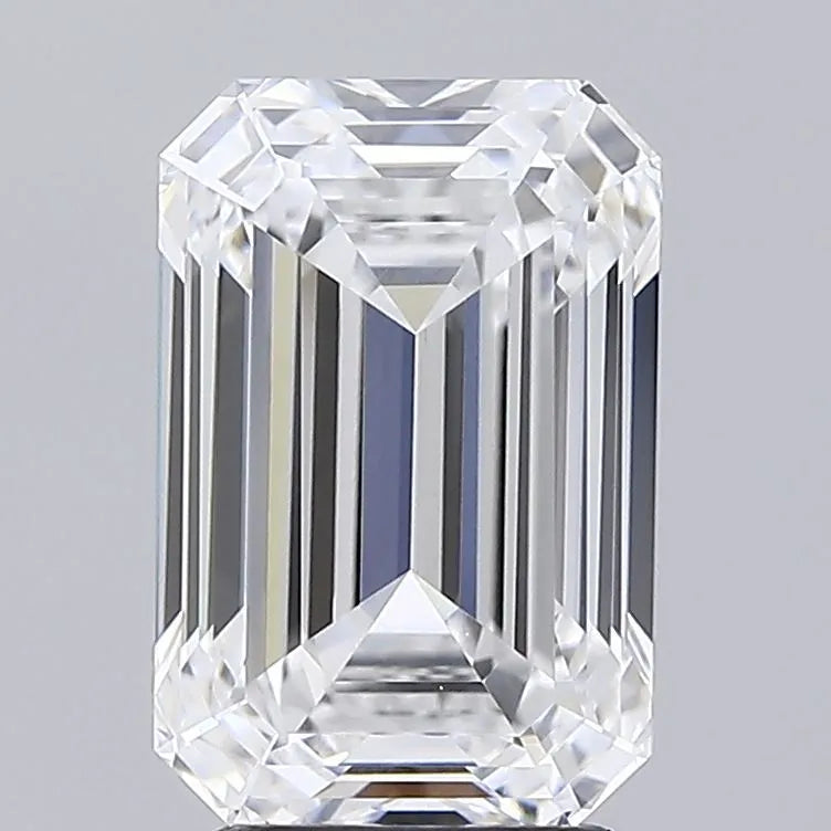 3.55ct Emerald Lab Grown Diamond (Colour D, Clarity VVS2, IGI Certified)