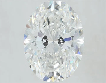 3.73ct Oval Lab Grown Diamond (Colour F, Clarity VS1, IGI Certified)