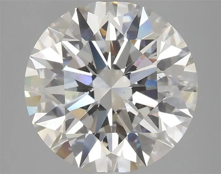 3.87ct Round Lab Grown Diamond (Colour F, Clarity VS2, Cut EX, IGI Certified)