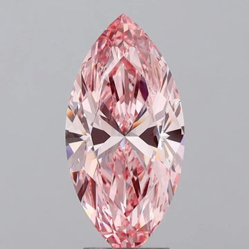 4.00ct Marquise Lab Grown Diamond (Colour Fancy Vivid Pink, Clarity VS1, IGI Certified)
