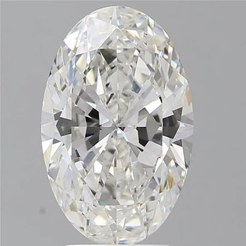 4.00ct Oval Lab Grown Diamond (Colour F, Clarity VVS2, IGI Certified)