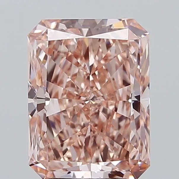 4.00ct Radiant Lab Grown Diamond (Colour Fancy Vivid Pink, Clarity VS1, IGI Certified)