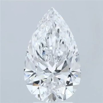 4.01ct Pear Lab Grown Diamond (Colour E, Clarity VVS2, IGI Certified)