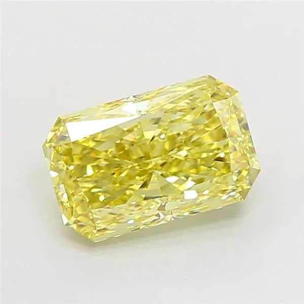 4.03ct Radiant Lab Grown Diamond (Colour Fancy Vivid Yellow, Clarity VVS2, IGI Certified)