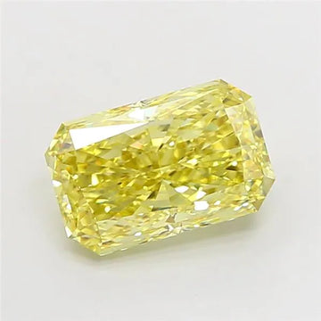 4.03ct Radiant Lab Grown Diamond (Colour Fancy Vivid Yellow, Clarity VVS2, IGI Certified)