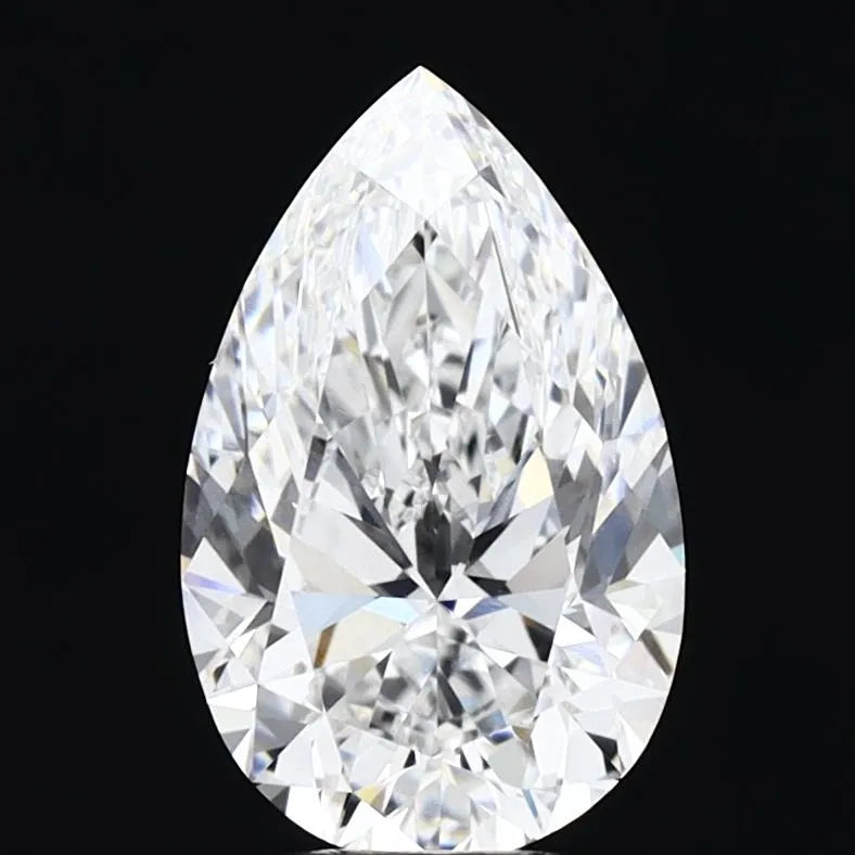 4.05ct Pear Lab Grown Diamond (Colour E, Clarity VVS1, IGI Certified)