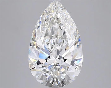 4.05ct Pear Lab Grown Diamond (Colour F, Clarity VVS2, IGI Certified)