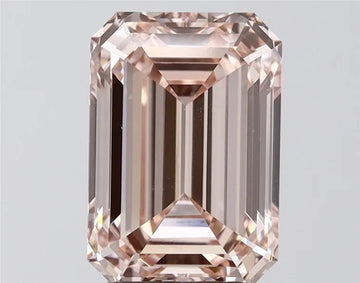 4.09ct Emerald Lab Grown Diamond (Colour Fancy Intense Pink, Clarity VVS2, IGI Certified)