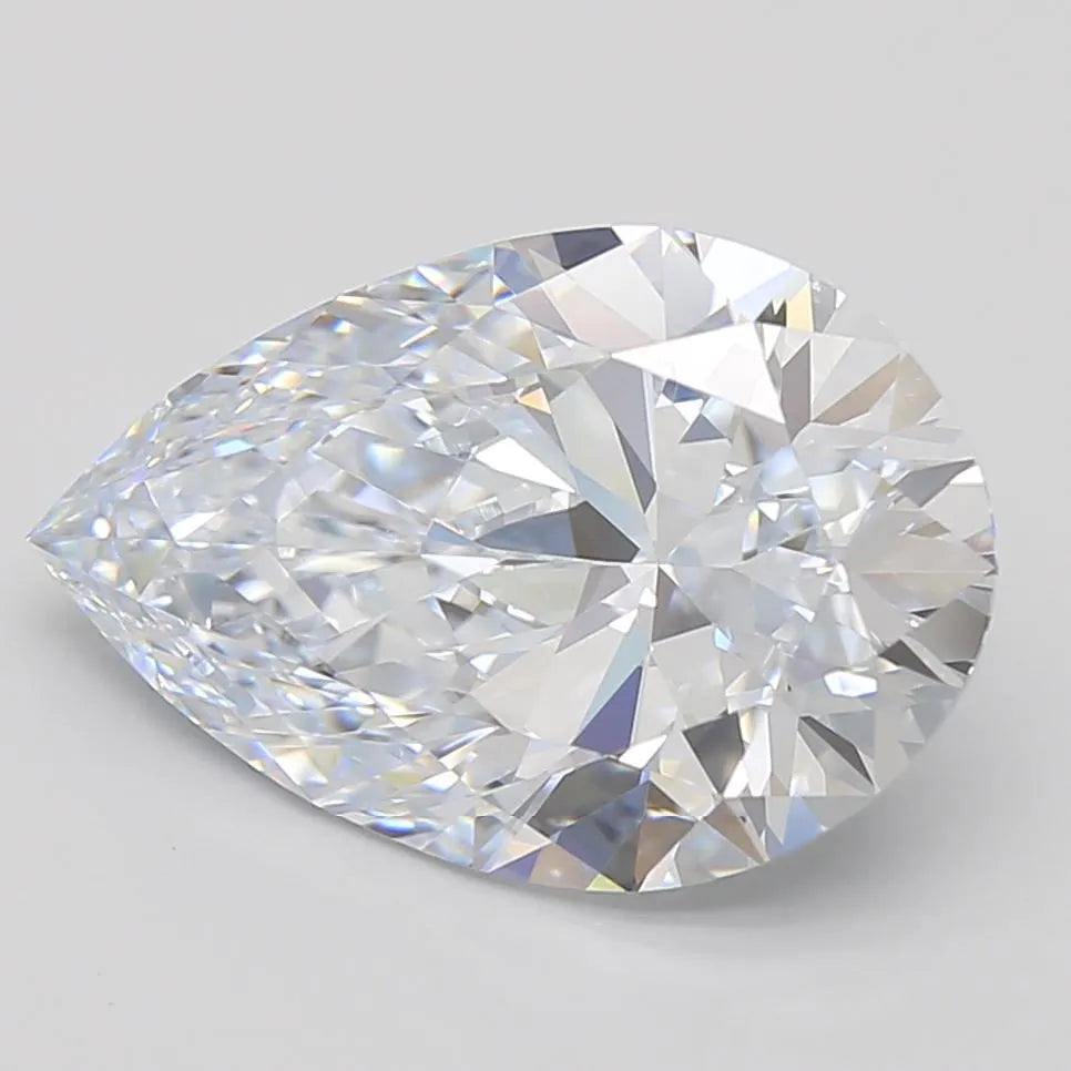 4.17ct Pear Lab Grown Diamond (Colour F, Clarity IF, Cut EX, IGI Certified)