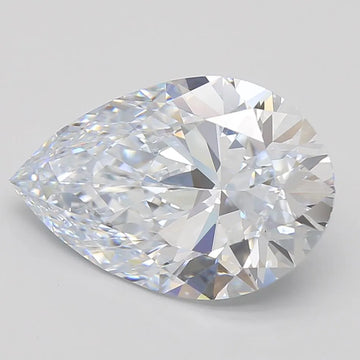 4.17ct Pear Lab Grown Diamond (Colour F, Clarity IF, Cut EX, IGI Certified)