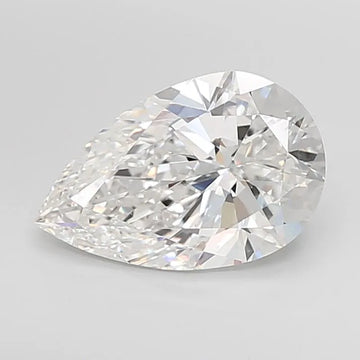 4.41ct Pear Lab Grown Diamond (Colour F, Clarity VVS2, IGI Certified)