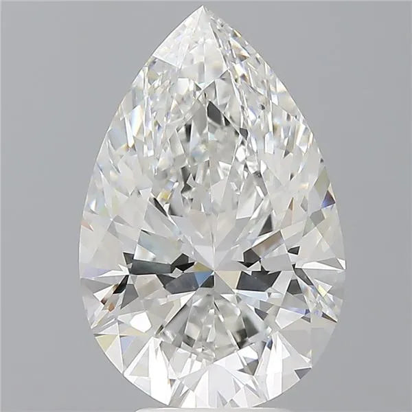 4.60ct Pear Lab Grown Diamond (Colour E, Clarity VVS2, IGI Certified)