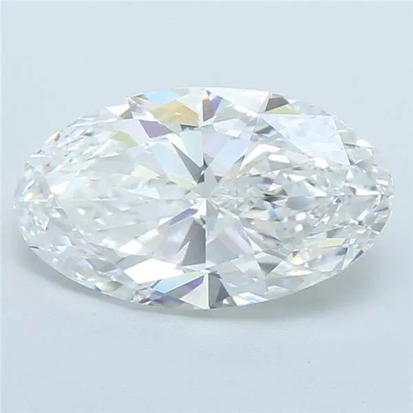 5.00ct Oval Lab Grown Diamond (Colour D, Clarity VVS2, IGI Certified)
