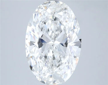 5.01ct Oval Lab Grown Diamond (Colour E, Clarity VVS2, IGI Certified)