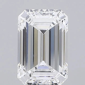 5.02ct Emerald Lab Grown Diamond (Colour D, Clarity VVS2, IGI Certified)