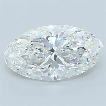 5.02ct Oval Lab Grown Diamond (Colour D, Clarity VS1, IGI Certified)