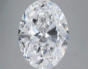 5.03ct Oval Lab Grown Diamond (Colour D, Clarity VS2, IGI Certified)