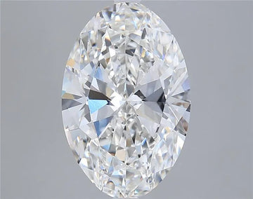 5.04ct Oval Lab Grown Diamond (Colour F, Clarity VS1, IGI Certified)