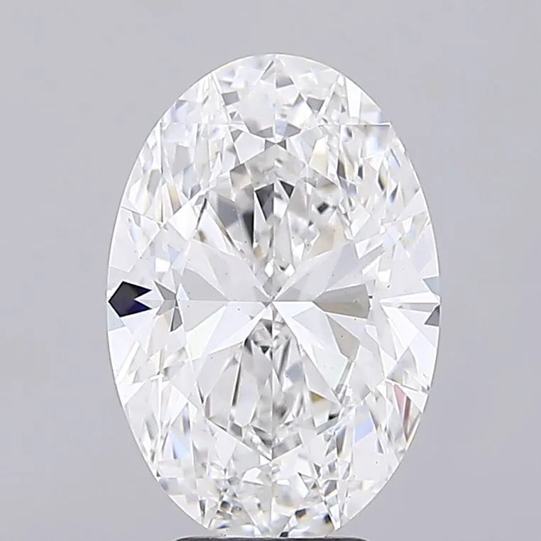 5.05ct Oval Lab Grown Diamond (Colour E, Clarity VS1, IGI Certified)