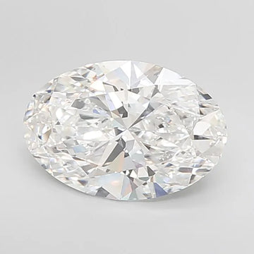 5.05ct Oval Lab Grown Diamond (Colour E, Clarity VVS2, IGI Certified)