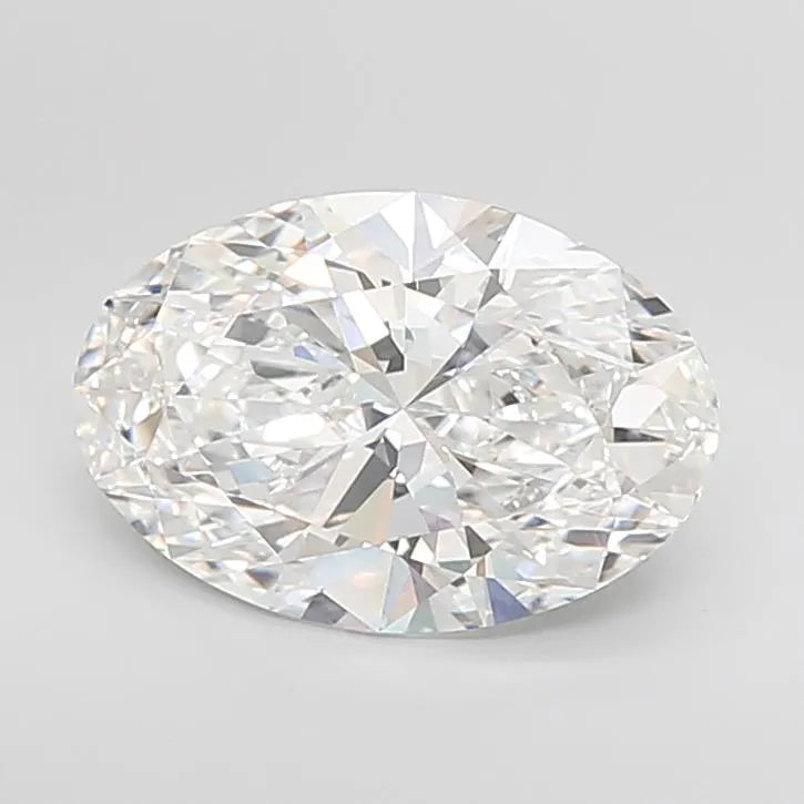 5.05ct Oval Lab Grown Diamond (Colour E, Clarity VVS2, IGI Certified)
