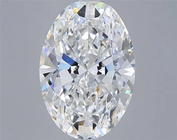 5.05ct Oval Lab Grown Diamond (Colour F, Clarity VVS2, IGI Certified)