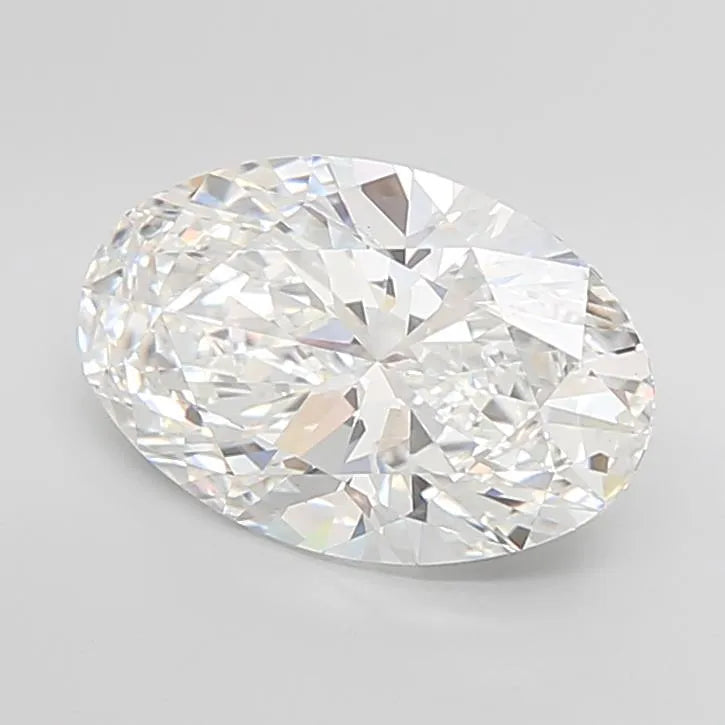 5.06ct Oval Lab Grown Diamond (Colour E, Clarity VS1, IGI Certified)