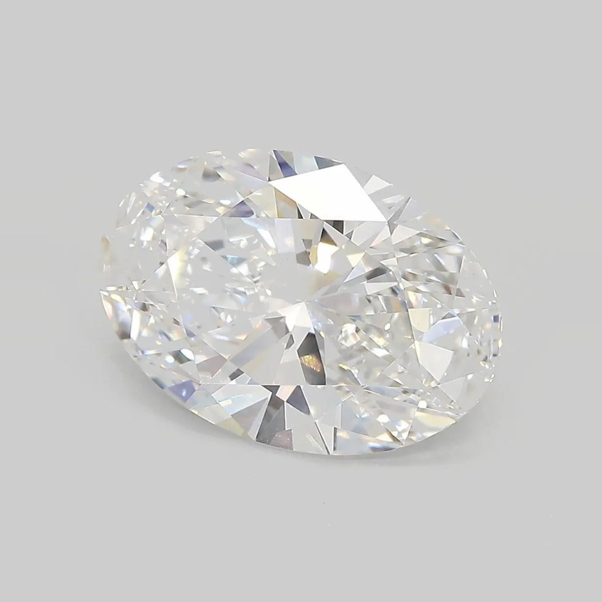 5.06ct Oval Lab Grown Diamond (Colour E, Clarity VVS2, IGI Certified)