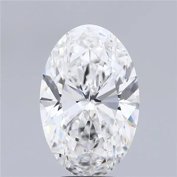 5.09ct Oval Lab Grown Diamond (Colour E, Clarity VS1, IGI Certified)
