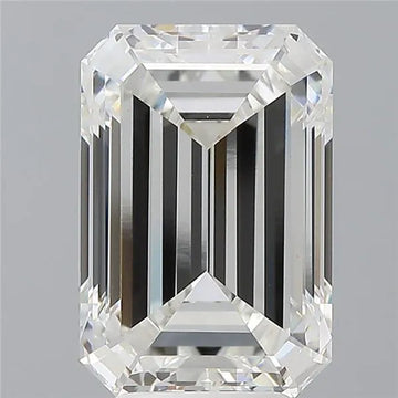5.10ct Emerald Lab Grown Diamond (Colour F, Clarity VVS2, IGI Certified)