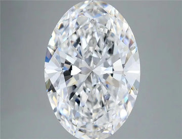 5.10ct Oval Lab Grown Diamond (Colour E, Clarity VVS2, IGI Certified)