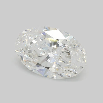 5.10ct Oval Lab Grown Diamond (Colour E, Clarity VVS2, IGI Certified)