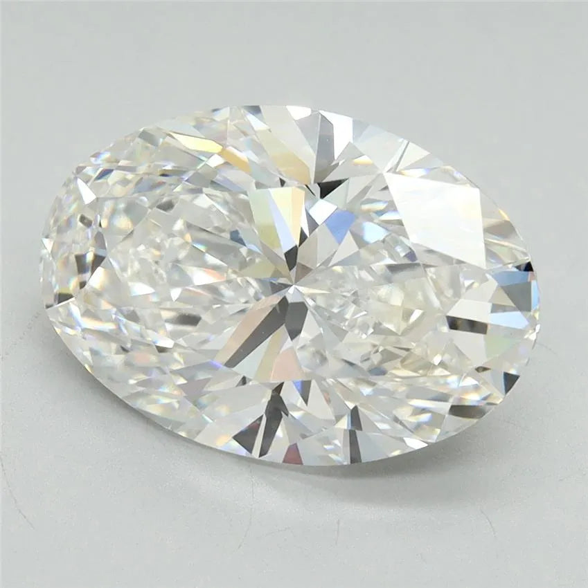 5.18ct Oval Lab Grown Diamond (Colour E, Clarity VVS2, IGI Certified)
