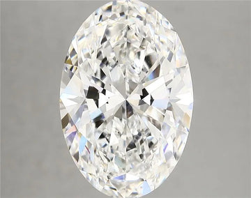 5.26ct Oval Lab Grown Diamond (Colour E, Clarity VVS2, IGI Certified)
