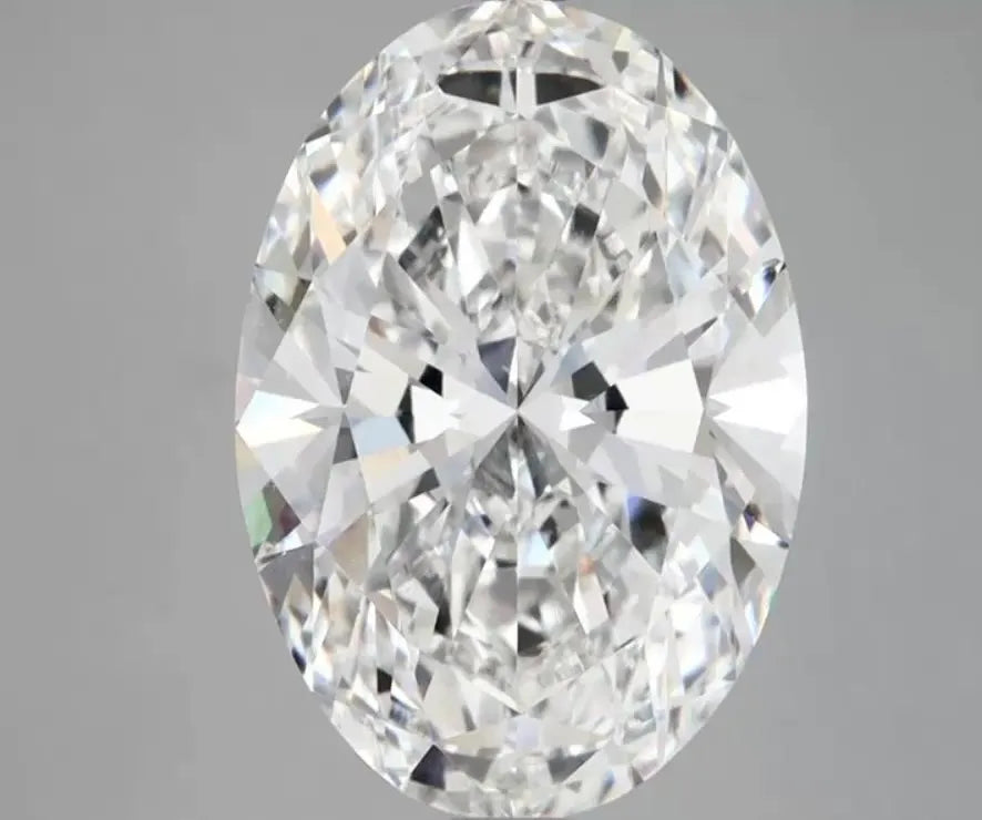5.32ct Oval Lab Grown Diamond (Colour F, Clarity VVS2, IGI Certified)