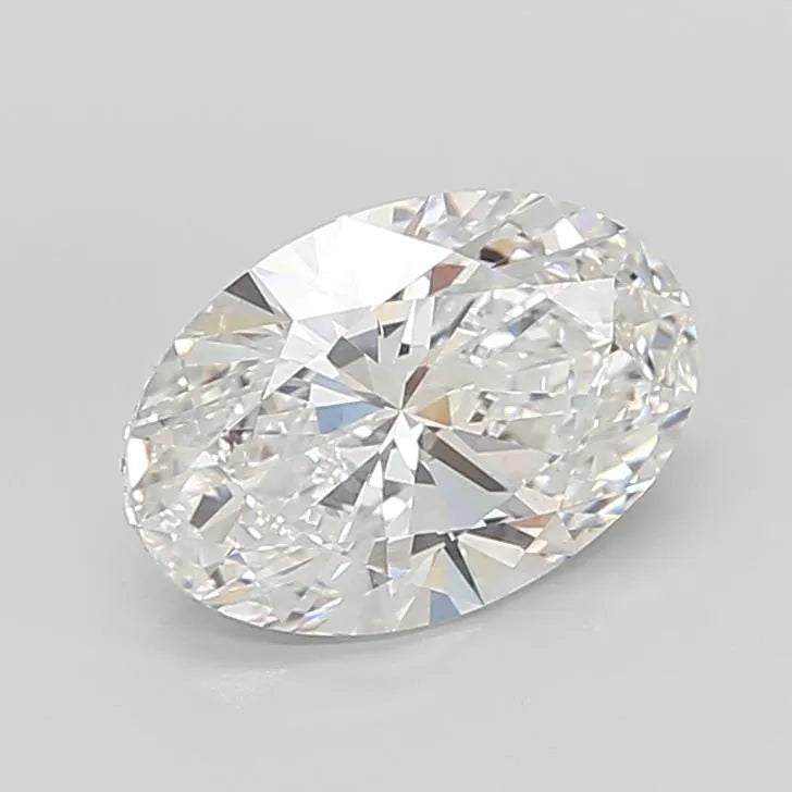 5.47ct Oval Lab Grown Diamond (Colour F, Clarity VVS2, IGI Certified)