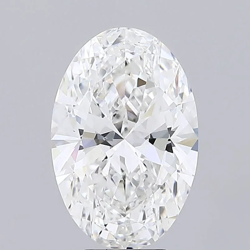 5.50ct Oval Lab Grown Diamond (Colour F, Clarity VVS2, IGI Certified)