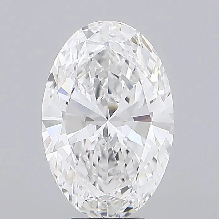 5.51ct Oval Lab Grown Diamond (Colour E, Clarity VVS2, IGI Certified)