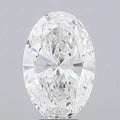 5.51ct Oval Lab Grown Diamond (Colour E, Clarity VVS2, IGI Certified)