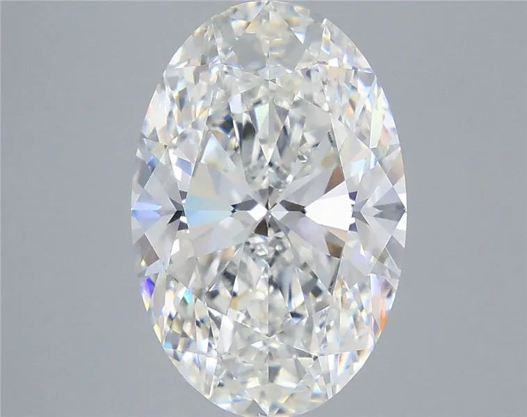 6.03ct Oval Lab Grown Diamond (Colour F, Clarity VVS2, IGI Certified)