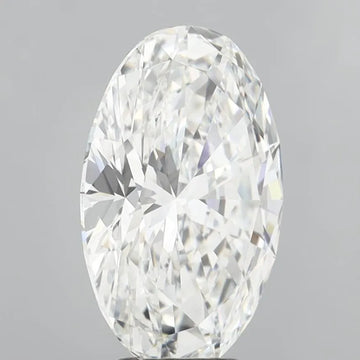 6.04ct Oval Lab Grown Diamond (Colour F, Clarity VVS2, IGI Certified)