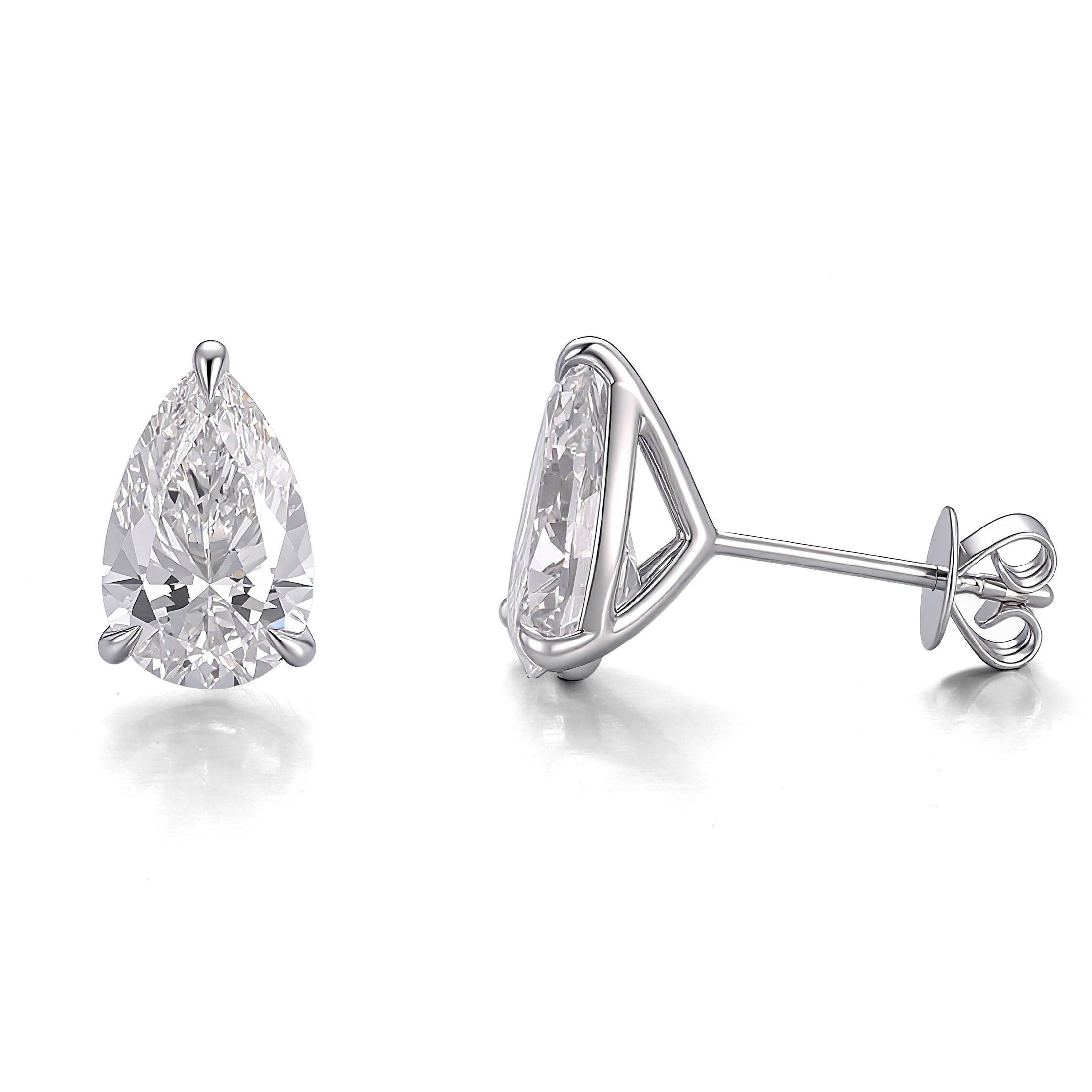 14K Gold, IGI Certified Diamond Stud Earrings