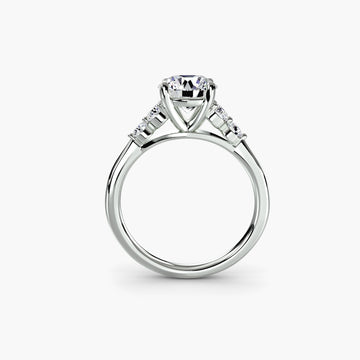Solitaire with Shoulder Accents 2
