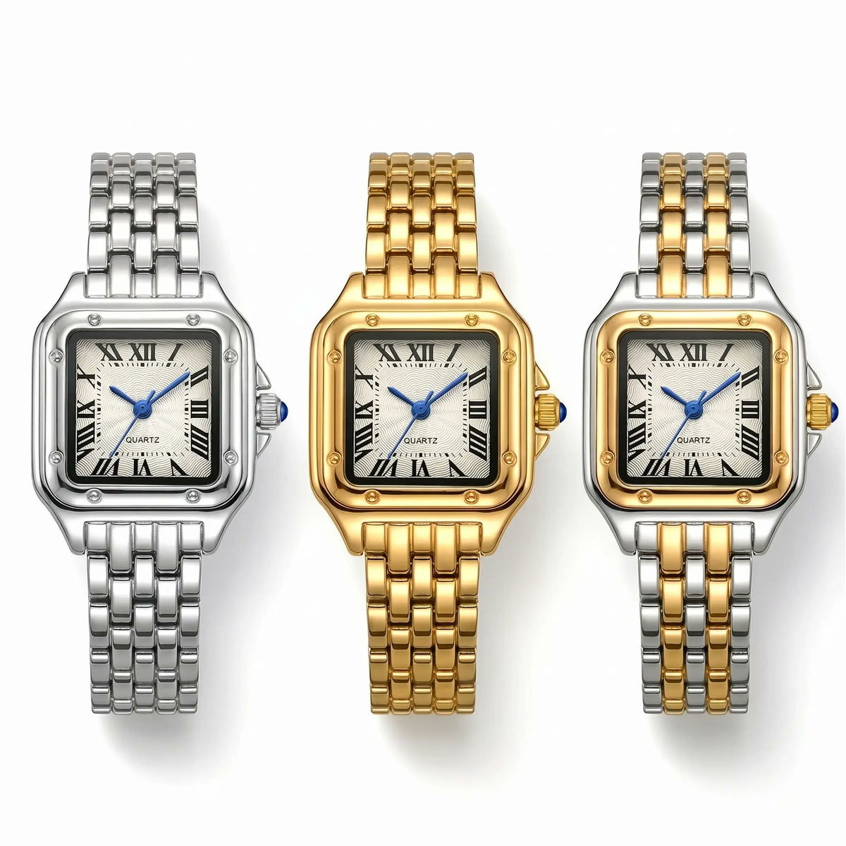 Square Roman-Numeral Link Watch – Agathe